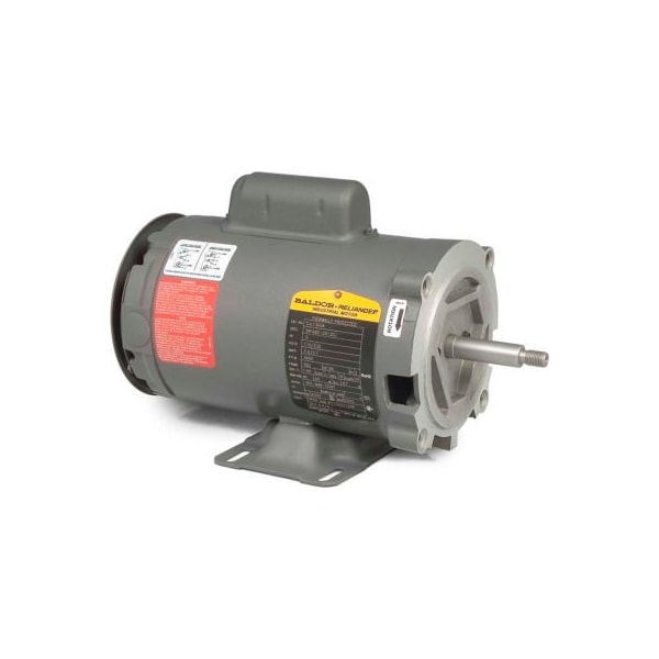 Baldor-Reliance Motor CJL1317A, 2HP, 3450RPM, 1PH, 60HZ, 56J, 3528L, OPEN, F1, N